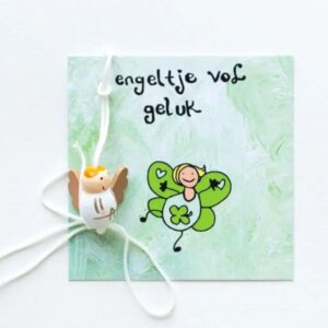 Kaartje engeltje vol geluk