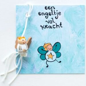 Kaartje engeltje vol kracht